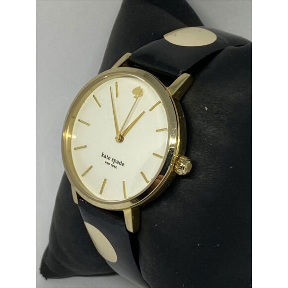 Kate Spade Metro 0173 Women's Black Leather Analog Dial Quartz Watch WO451 - Picture 4 of 12